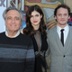 Joe Dante with Burying The Ex stars Alexandra Daddario and Anton Yelchin
